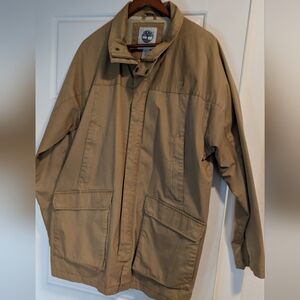 Timberland Heavy Cotton Canvas Field Jacket M65 Safari Utility Coat Men’s L